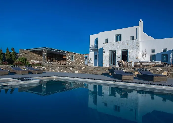 Luxury Paros Superior Private Pool Stunning Interior Βίλα Χρυσή Ακτή