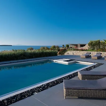 Luxury Superior Private Pool Stunning Interior 7 Bdr Tserdakia * Páros