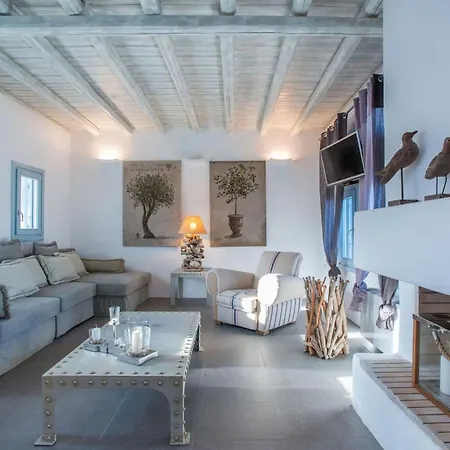 Luxury Paros Superior Private Pool Stunning Interior Villa Chrisi Akti (Paros)