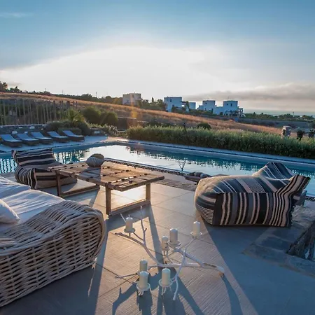 Villa Luxury Superior Private Pool Stunning Interior 7 Bdr Tserdakia Páros